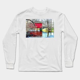 Reflections of Delaware Ashland Bridge Long Sleeve T-Shirt